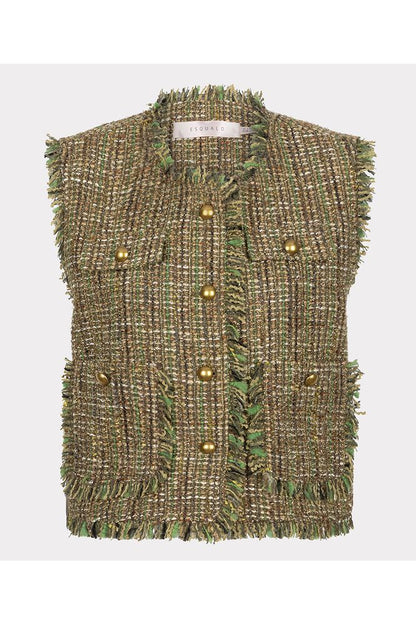 AW24 Esqualo Tweed Gilet