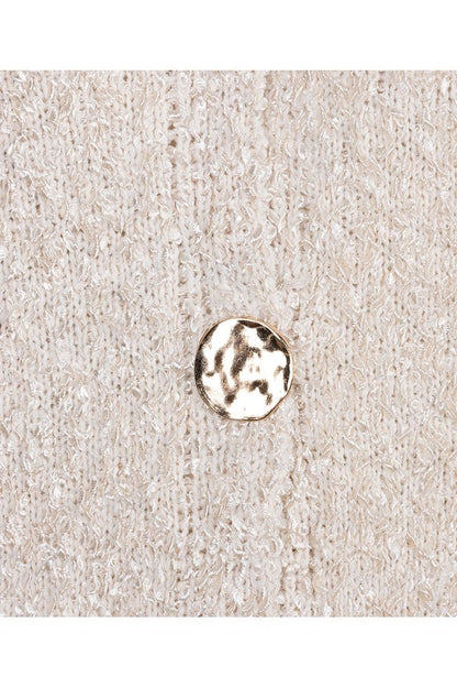 Esqualo Fancy Button Cardigan