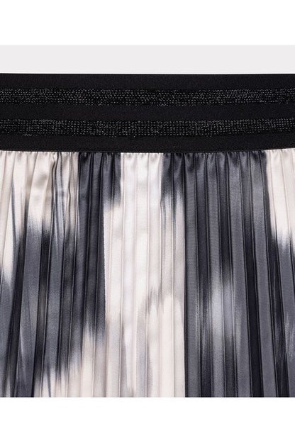 Esqualo Fade Plisse Skirt