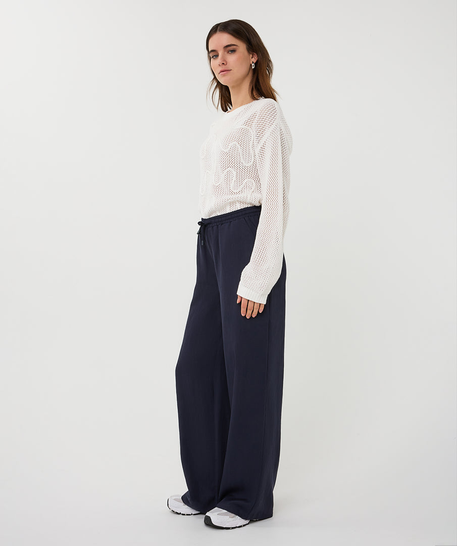 Esqualo 3D Tapes Sweater Off White