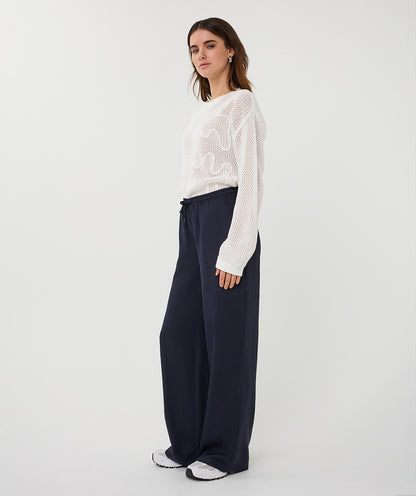 Esqualo 3D Tapes Sweater Off White