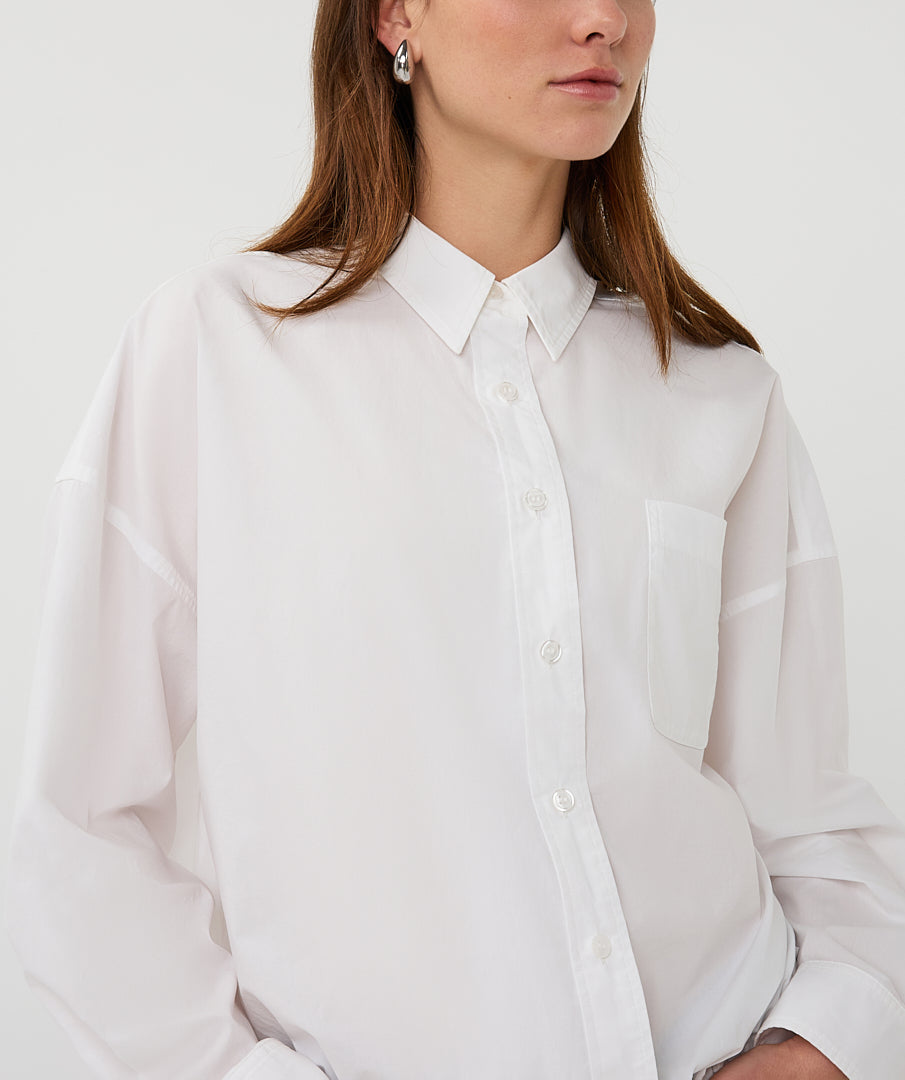 Esqualo Poplin Blouse Off White