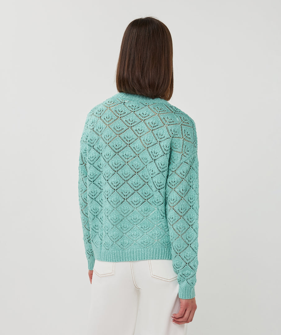 Esqualo Ajour Sweater Mint