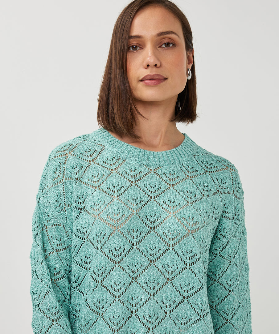 Esqualo Ajour Sweater Mint
