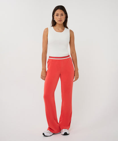 Esqualo Fancy Wide Trouser Chili