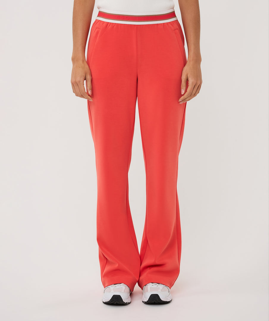 Esqualo Fancy Wide Trouser Chili