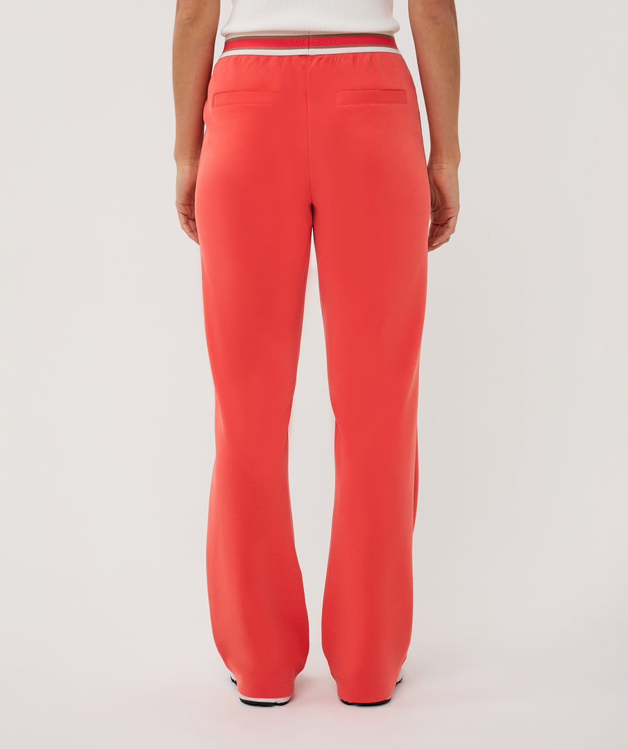 Esqualo Fancy Wide Trouser Chili
