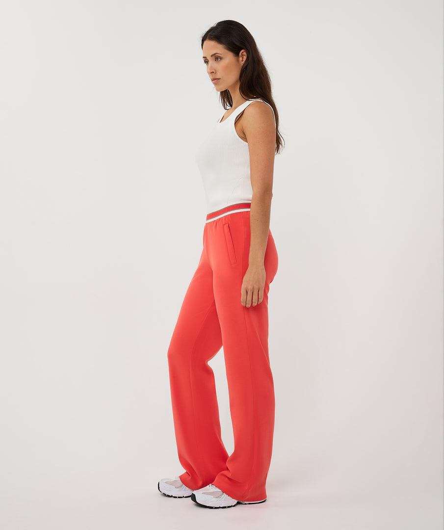 Esqualo Fancy Wide Trouser Chili