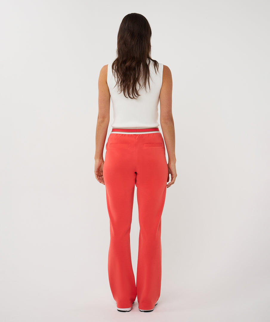 Esqualo Fancy Wide Trouser Chili