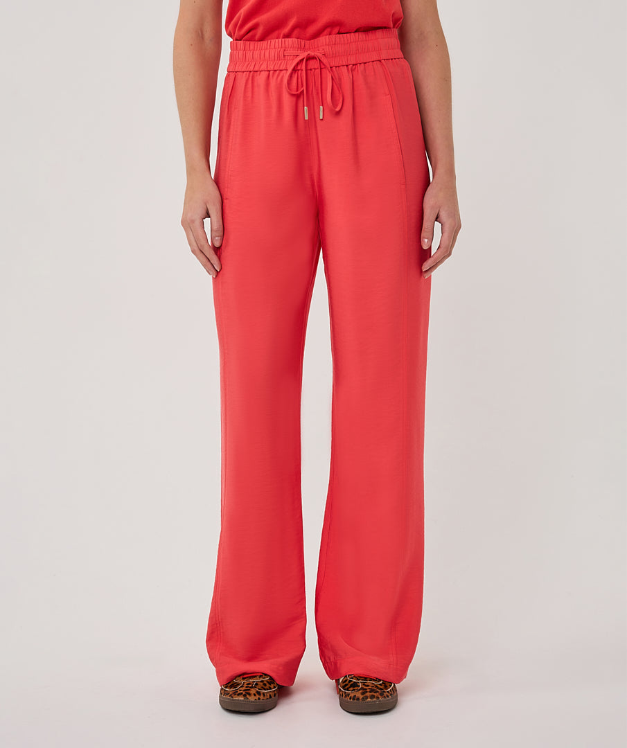 Esqualo Slub Trousers Chili