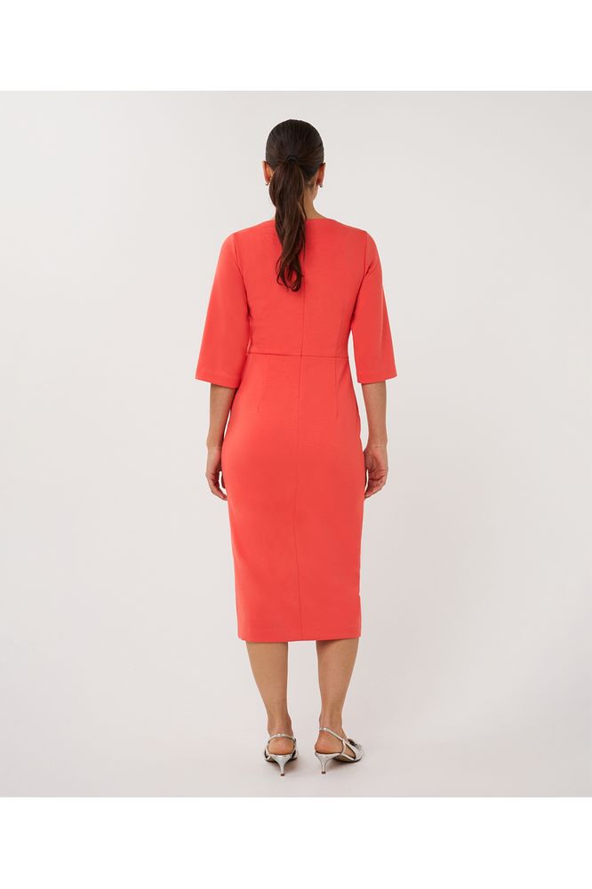 Esqualo SJ Knot Dress Chili