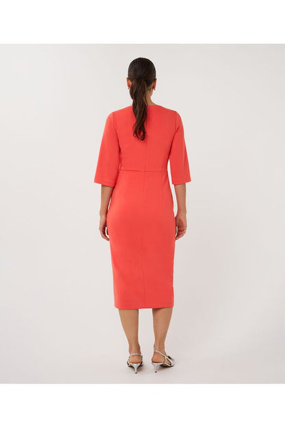 Esqualo SJ Knot Dress Chili