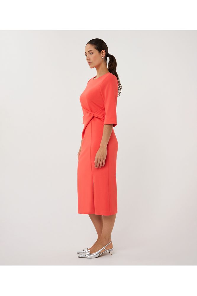 Esqualo SJ Knot Dress Chili