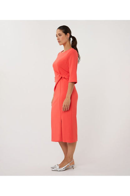 Esqualo SJ Knot Dress Chili