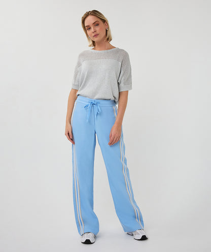 Esqualo Ajour Batwing Sweater Blue