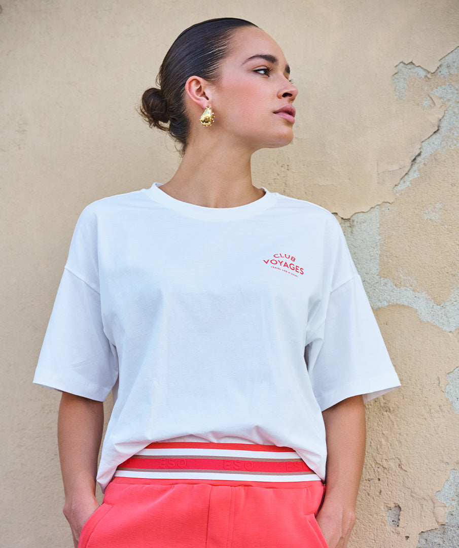 Esqualo Voyages T-Shirt Red