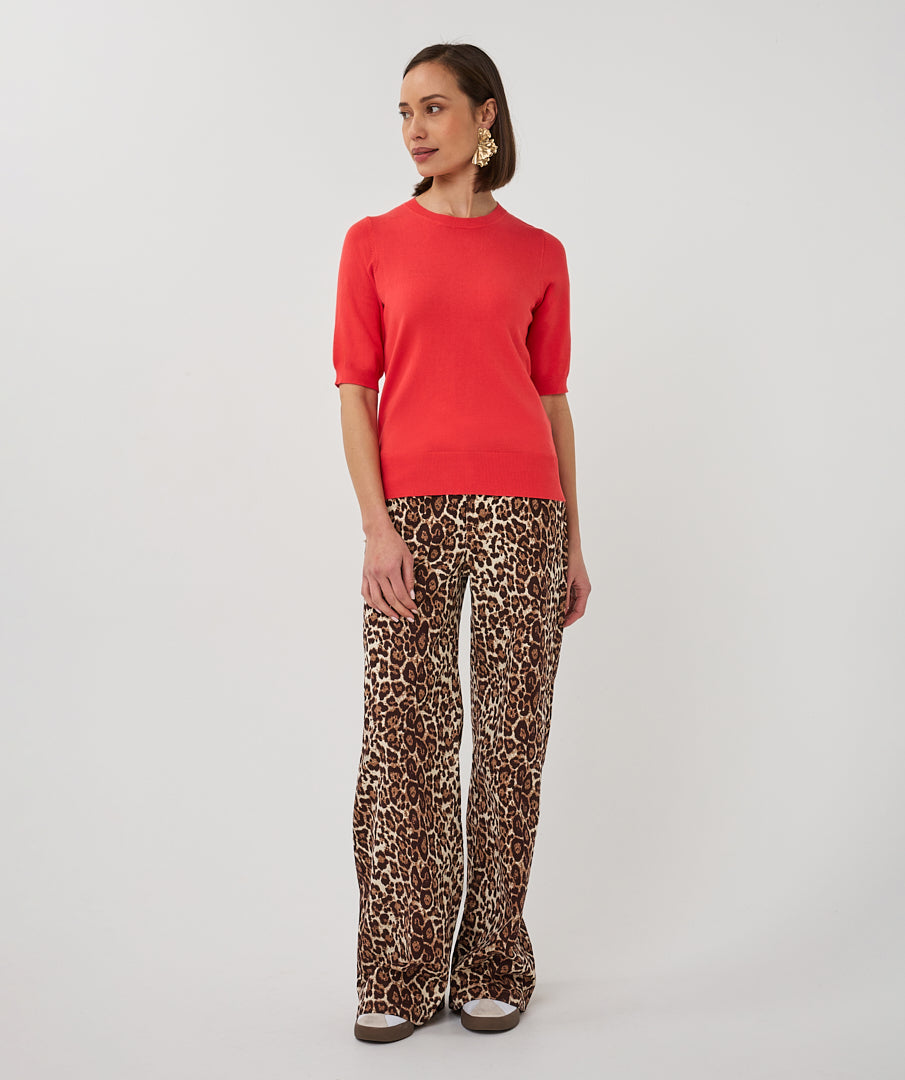 Esqualo Scarlet Leopard Jeans