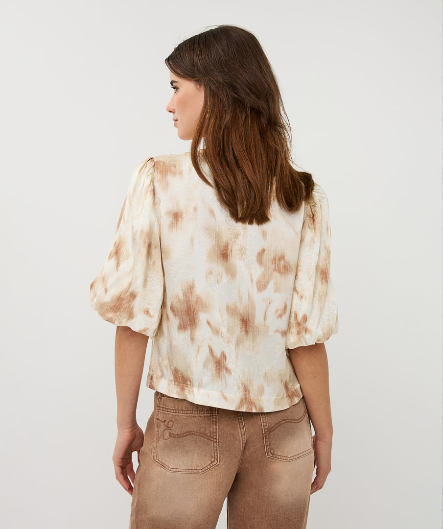 Esqualo Scarlet Flower Power Blouse