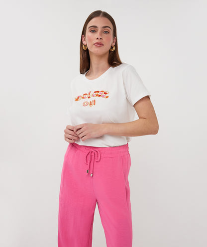 Esqualo Soleil T-Shirt White/Pink