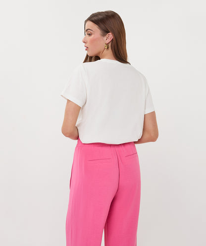 Esqualo Soleil T-Shirt White/Pink