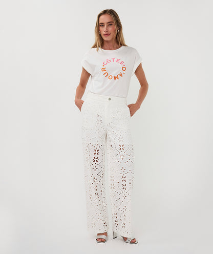 Esqualo Côtes d'Amour T-Shirt White/Pink