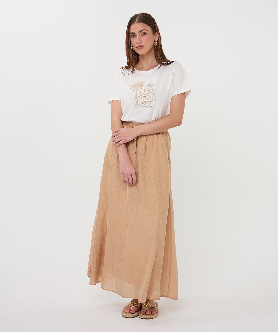 Esqualo Palm ESQ T-Shirt White/Sand