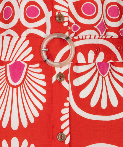 Esqualo Heartfelt Long Dress Print