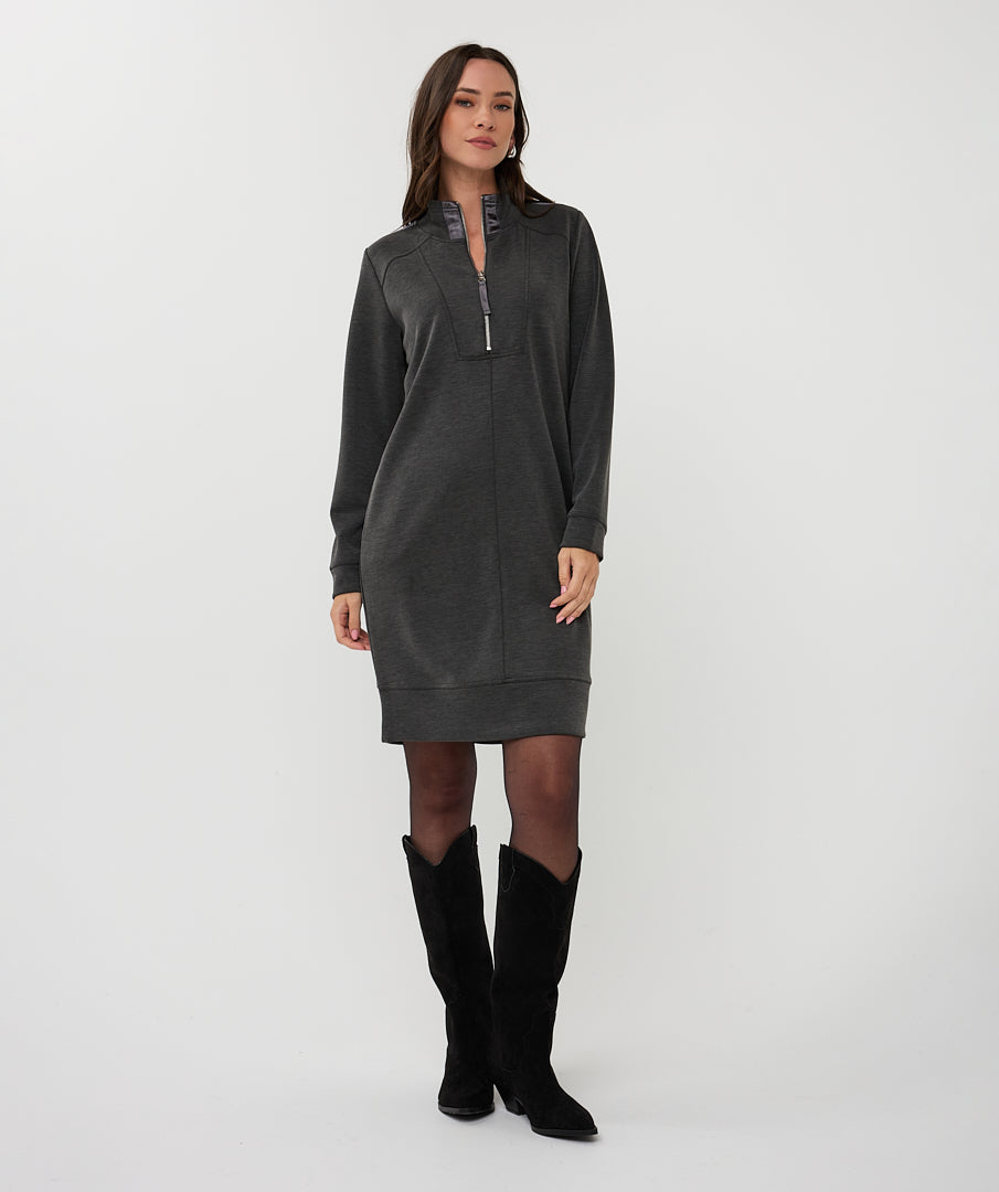 Esqualo Modal Zipper Dress