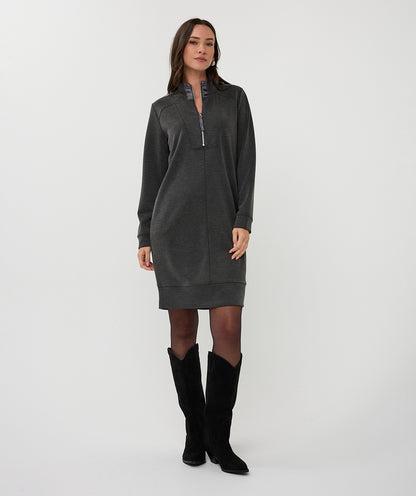 Esqualo Modal Zipper Dress