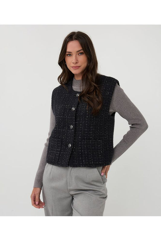 Esqualo Tweed Gilet
