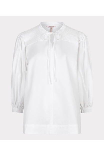 Esqualo Off White Poplin Blouse
