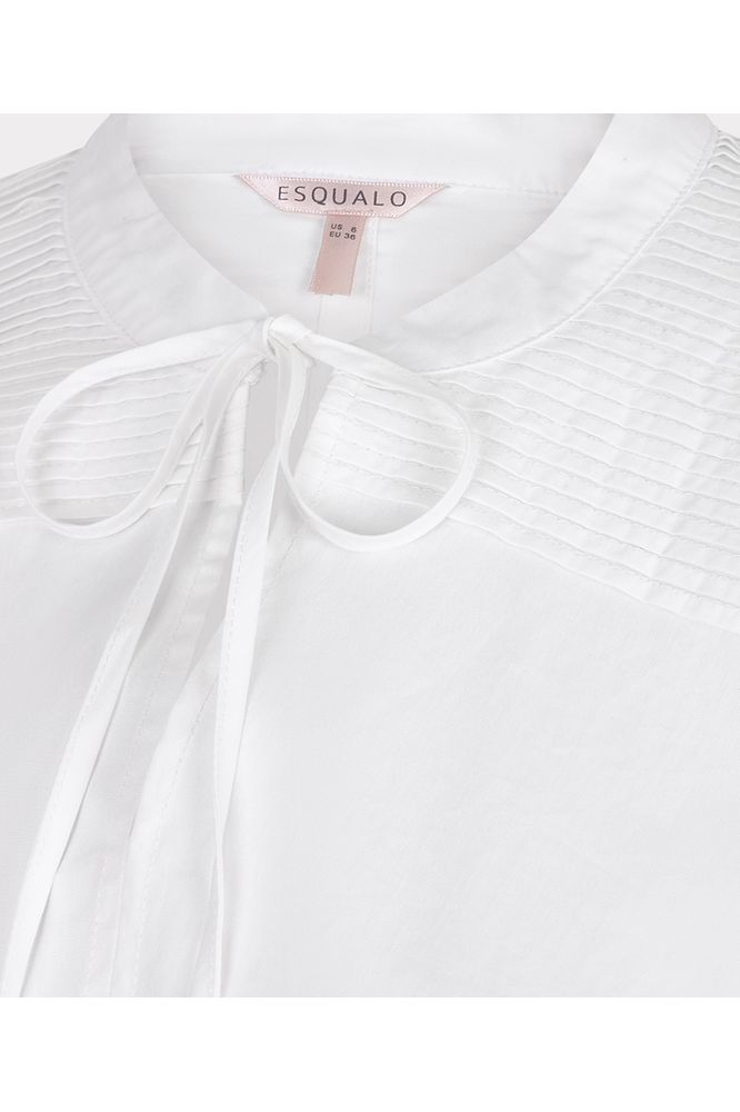 Esqualo Off White Poplin Blouse