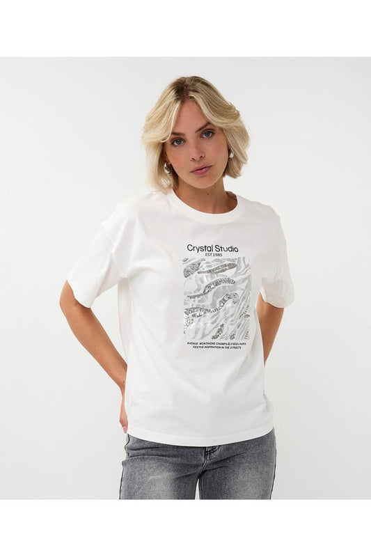 Esqualo Crystal Studio T-Shirt