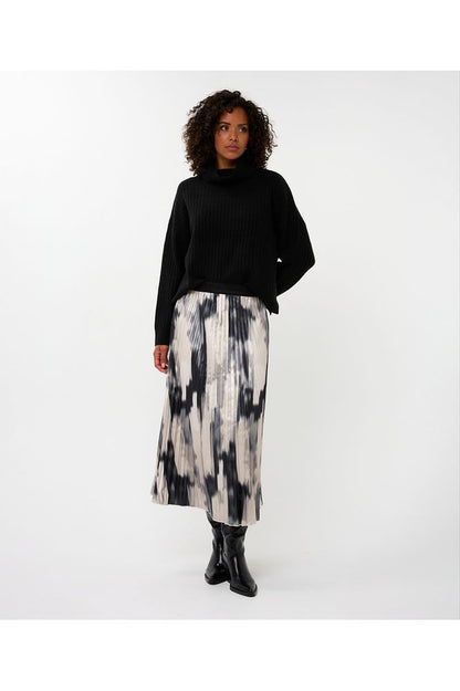Esqualo Fade Plisse Skirt