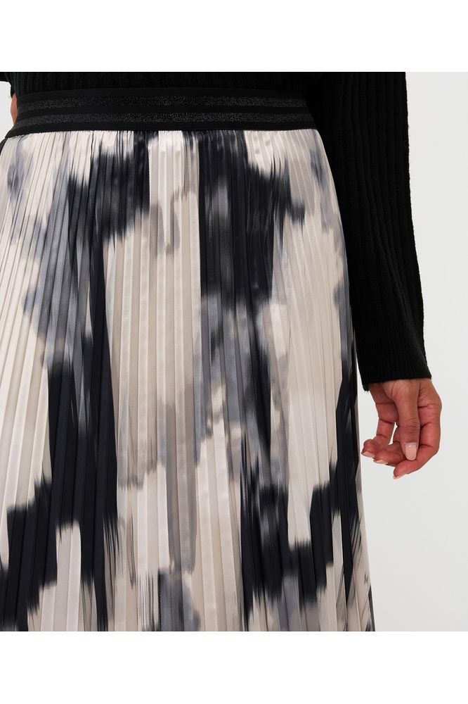 Esqualo Fade Plisse Skirt