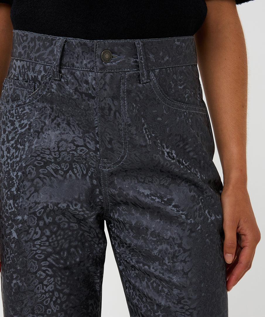 Esqualo Fancy Leather Trousers