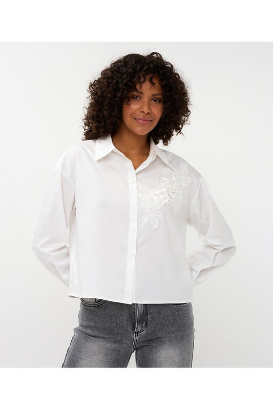 Esqualo Small Flower Patch Blouse