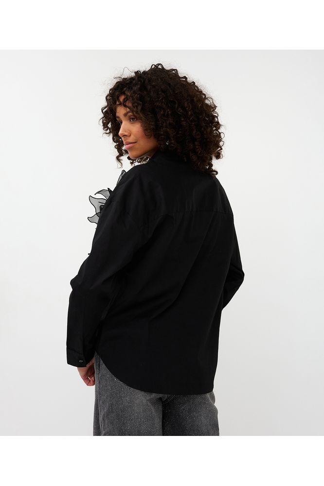 Esqualo Big Flower Patch Blouse