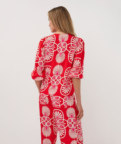 Esqualo Heartfelt Blouse Print