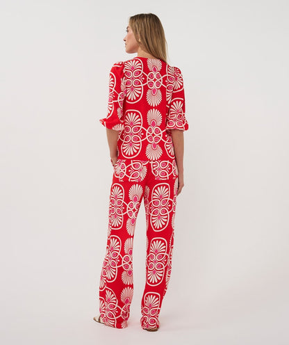 Esqualo Heartfelt Blouse Print