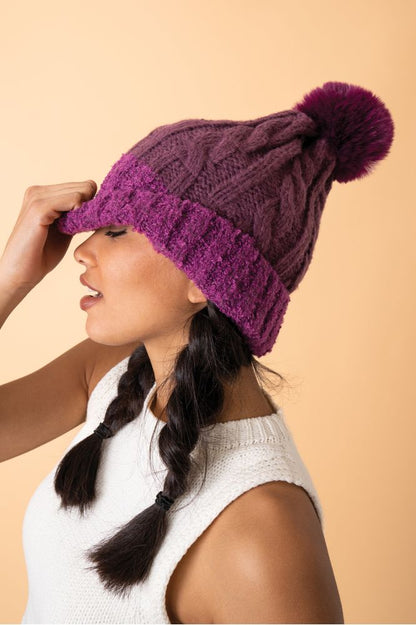 AW24 Powder Freya Pompom Hat