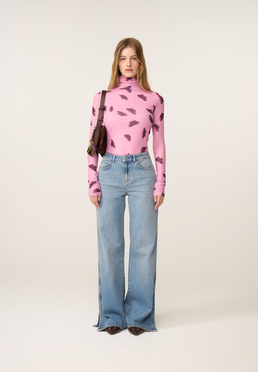 Fabienne Chapot Jadyn Top Pink Rose/Brown