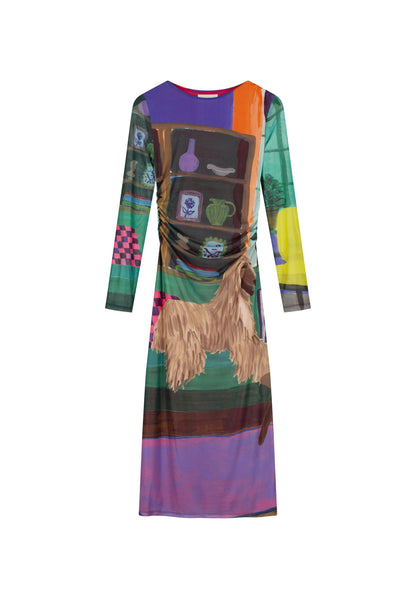 Fabienne Chapot Ashley Dress Deep Purple/Mandarin
