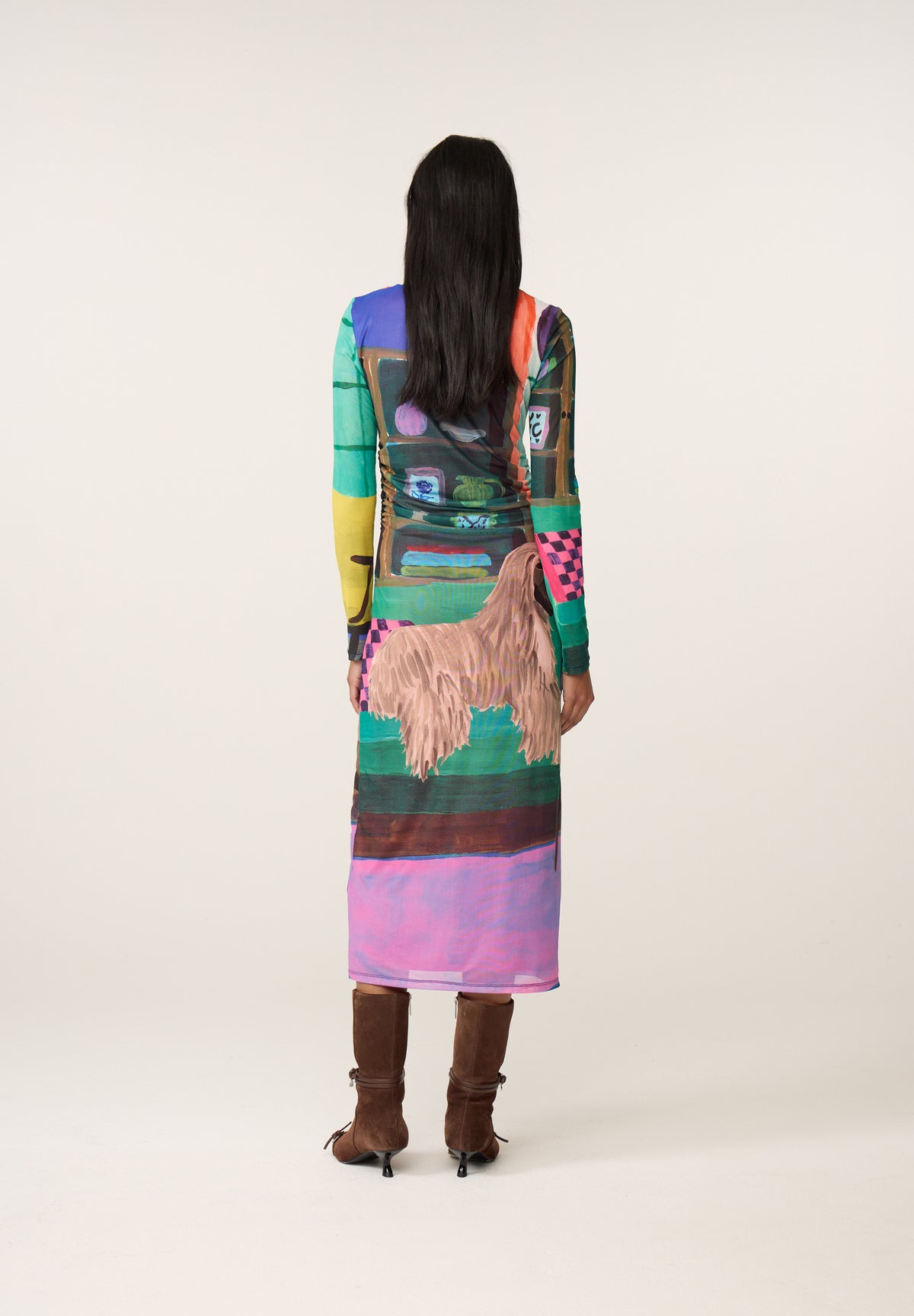 Fabienne Chapot Ashley Dress Deep Purple/Mandarin