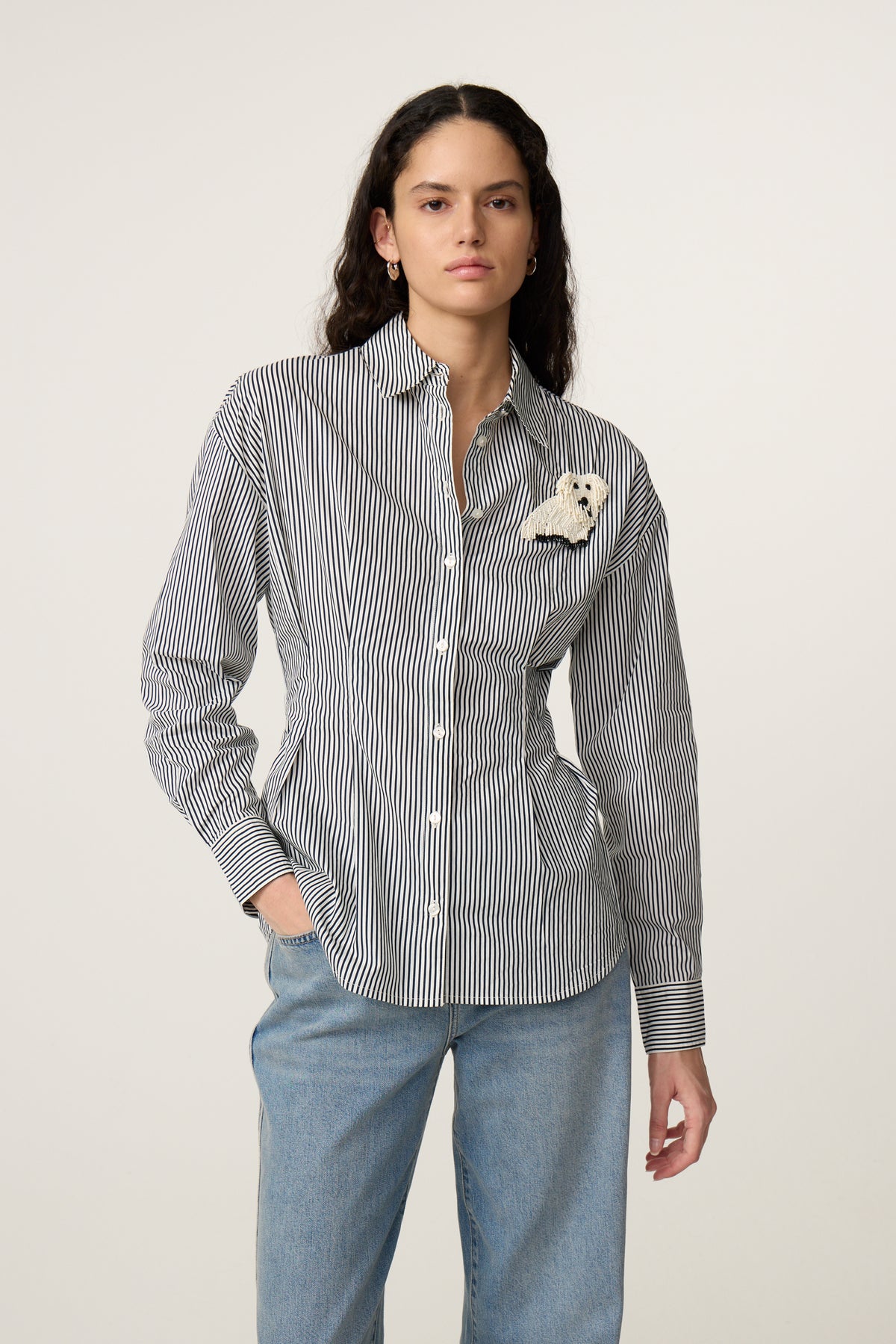 Fabienne Chapot Irina Blouse Maritime Blue/Cosy