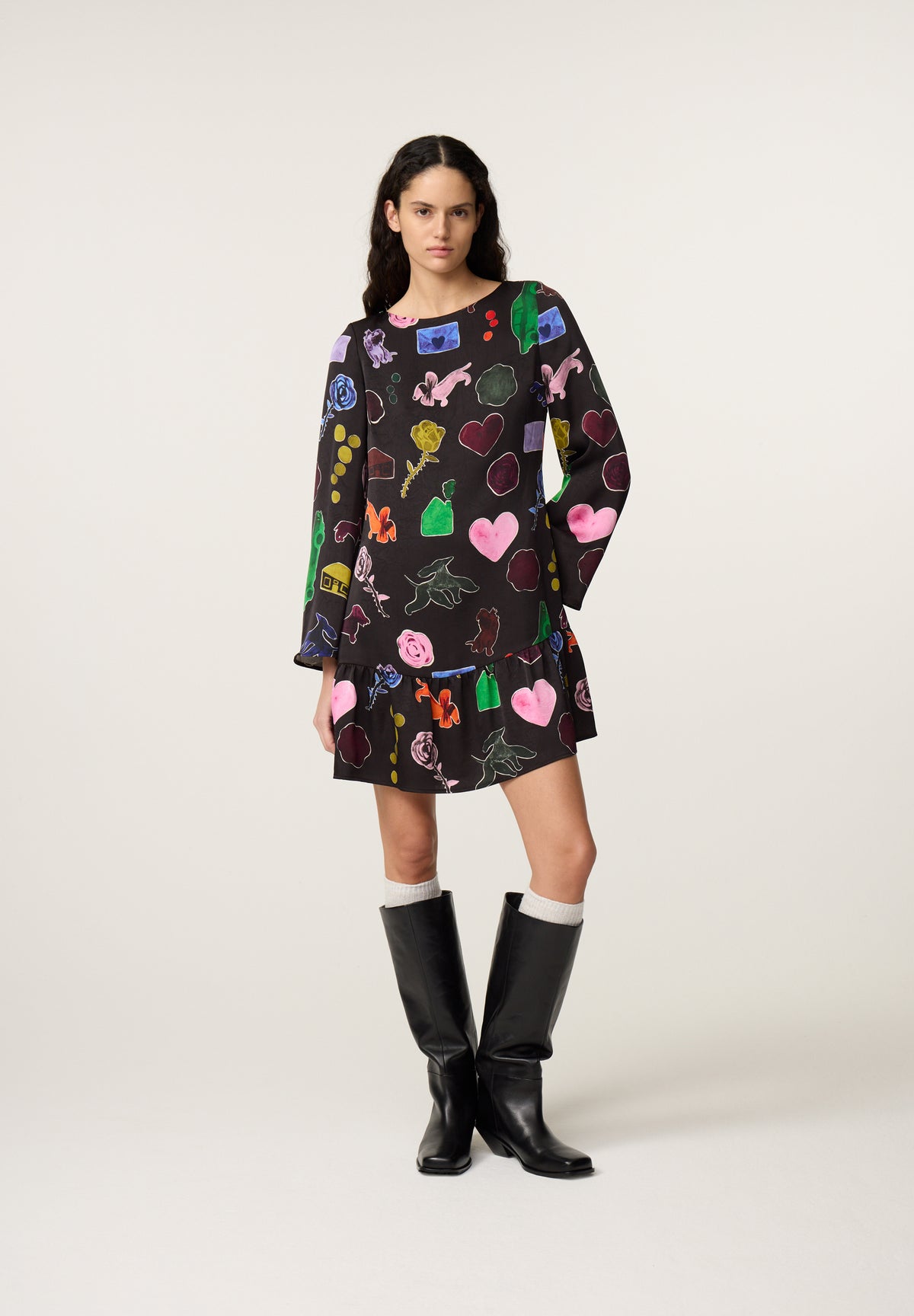 Fabienne Chapot Peony Dress Maritime Blue/Light
