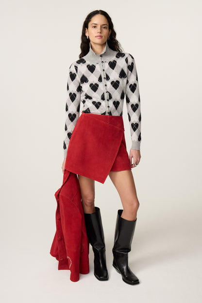 Fabienne Chapot Jamie Cardigan Grey/Black