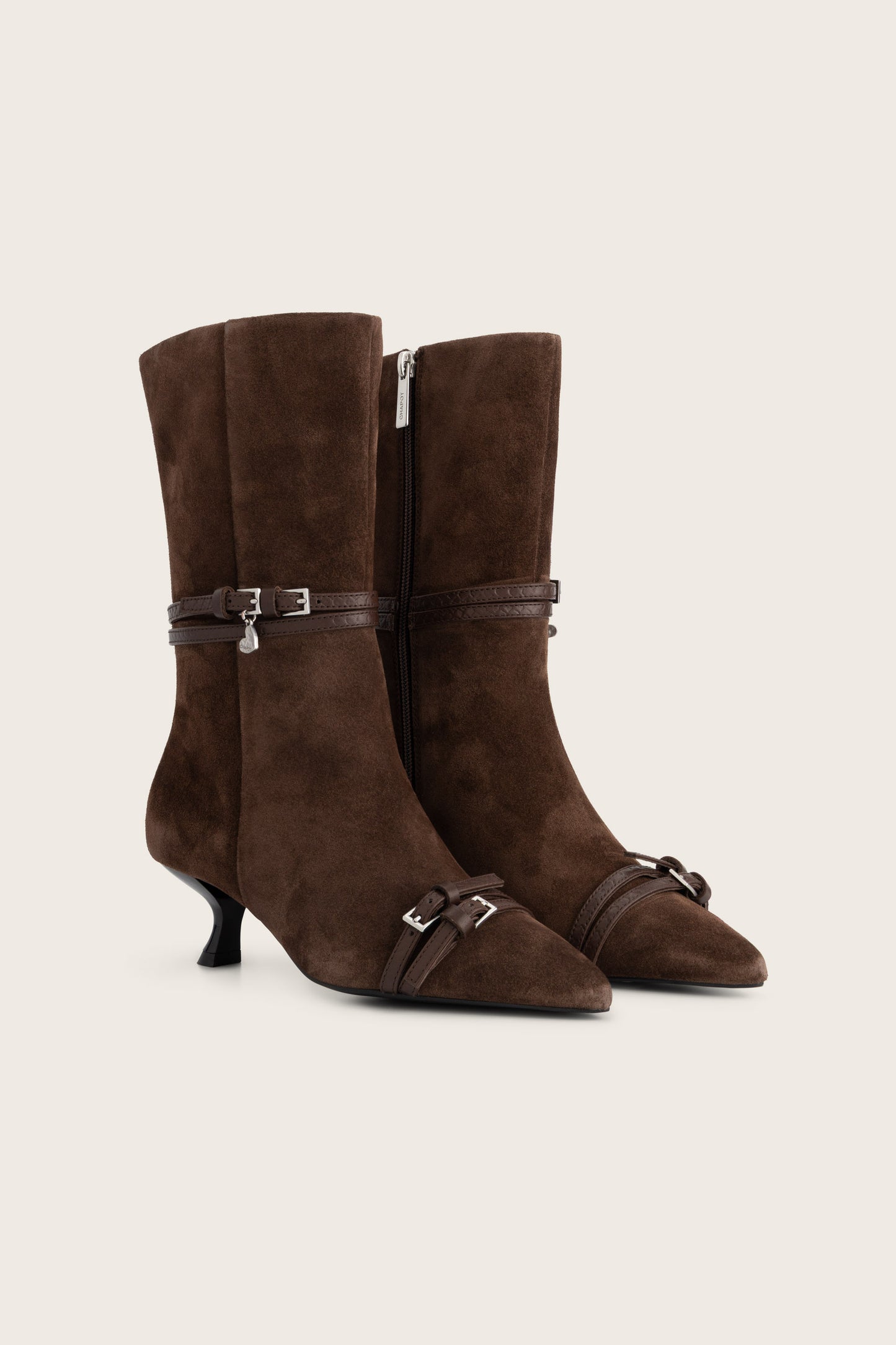 Fabienne Chapot Dottie Ankle Boots Chocolate Brown