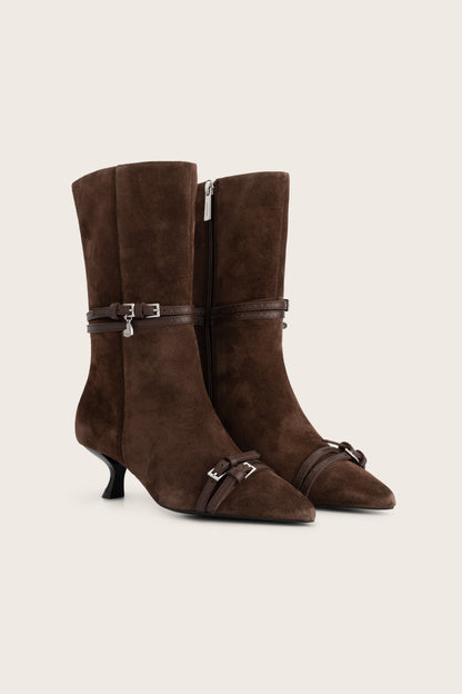 Fabienne Chapot Dottie Ankle Boots Chocolate Brown