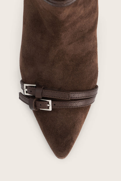 Fabienne Chapot Dottie Ankle Boots Chocolate Brown